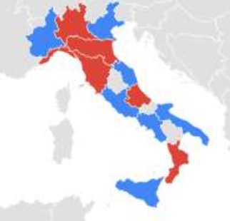 preferenze per regioni italiane
